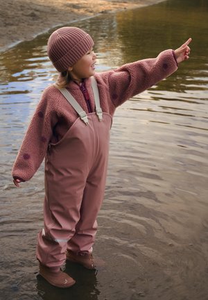 CeLaVi, TEDDY FLEECE JACKET UNISEX - Fleecejacke - burlwood