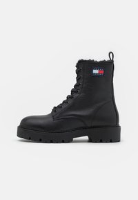Tommy Jeans Bottines à lacets - black