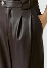 Oui Lederhose - dark brown