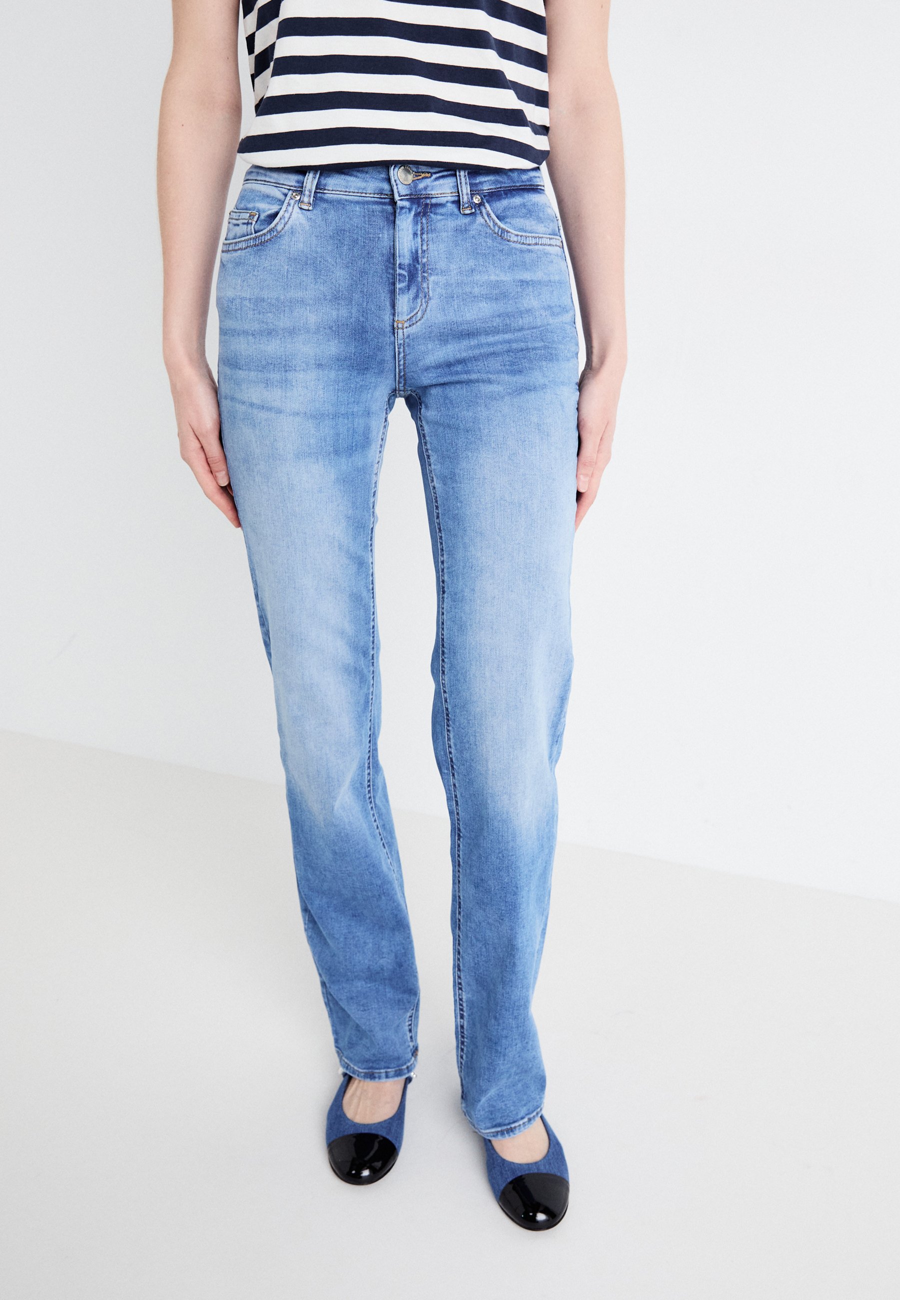 ONLY ONLBLUSH MID - Jeans A Zampa - Medium Blue Denim/blu Denim