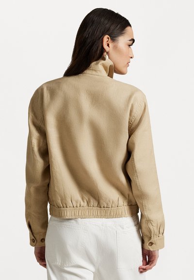 Polo Ralph Lauren LINEN WINDBREAKER - Poletna jakna - tan