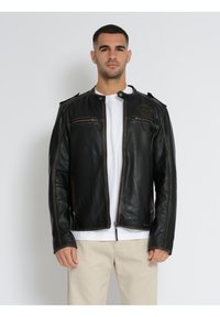 MUSTANG dames leren jas akara, zwart, L