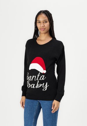 MLSANTA BABY - Strikkegenser - black