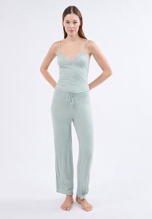 2 PIECES SET - Nachtwäsche Set - kaki olive