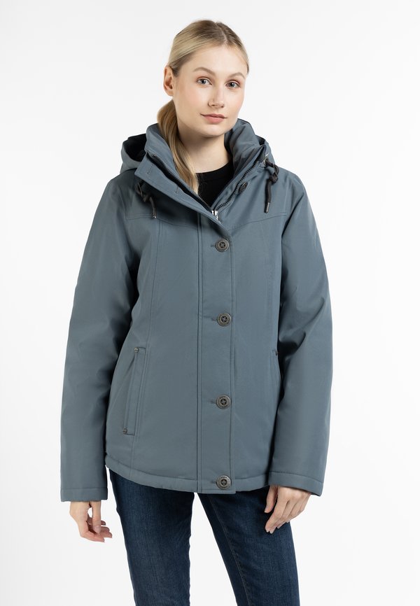 Winterjacke - blaugrau