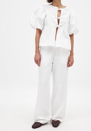 NA-KD, ELASTIC WAISTBAND  - Püksid - white