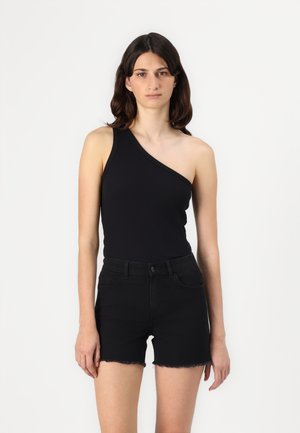 ONLJOSIE BOX - Jeansshorts - washed black