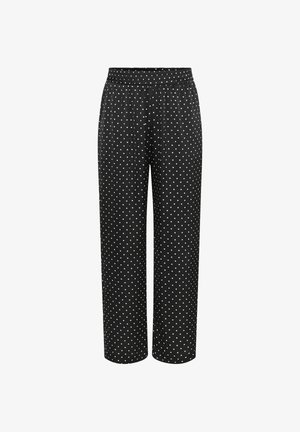 Kaffe Curve, KCMISSU PANTS - Παντελόνι - black w white dot