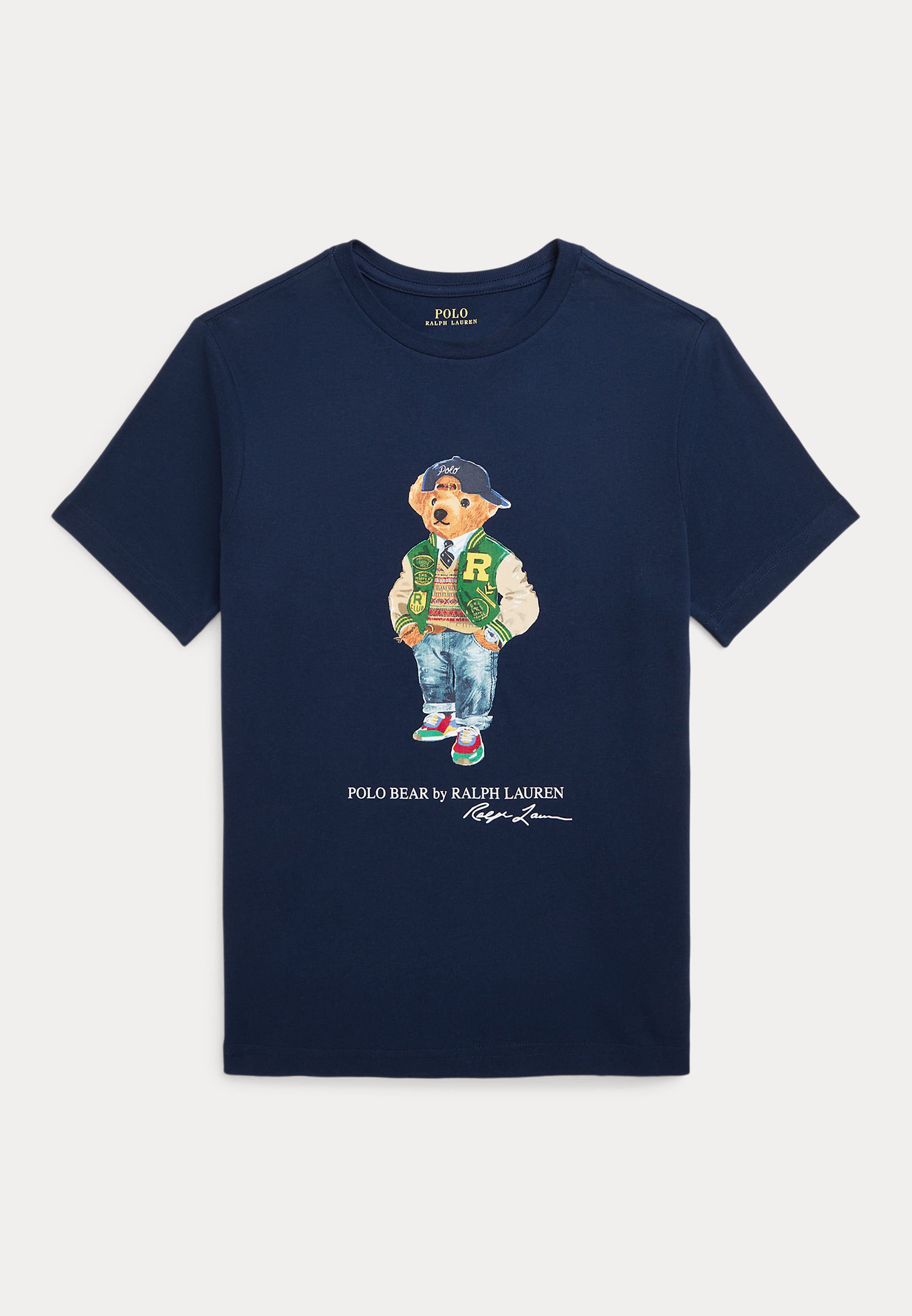 Maglietta T Shirt Ralph Lauren Bear Uomo Maglietta Polo Ralph