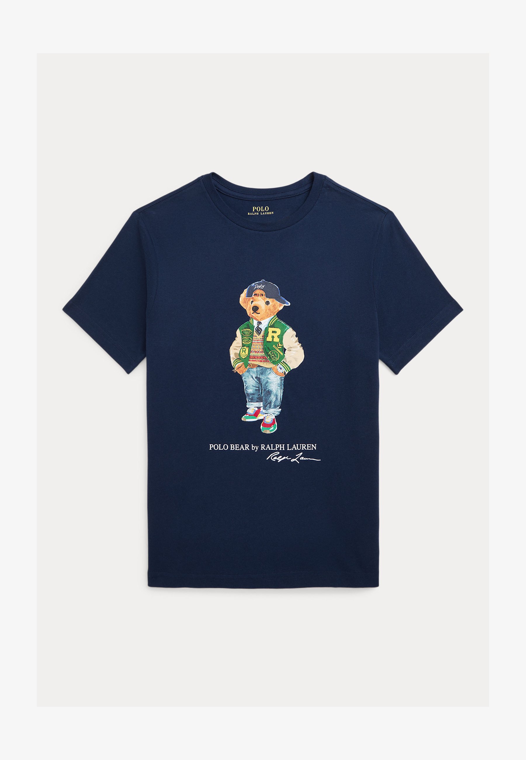 Maglietta T Shirt Ralph Lauren Bear Uomo Maglietta Polo Ralph