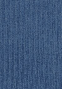 Tejido texturizado de un profundo color azul, que presenta un sutil patrón acanalado en toda su superficie, con una apariencia suave y tejida.