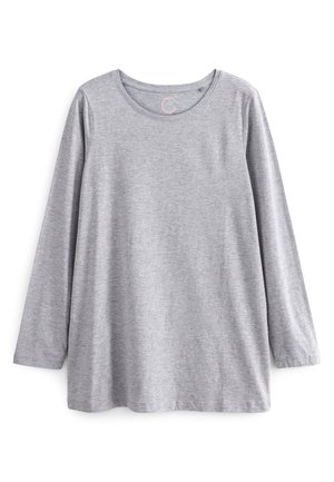 LONGLINE LONG SLEEVE TOP - Pikkade varrukatega topp - grey