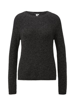 QS, STRICKPULLOVER - Strickpullover - dunkelgrau