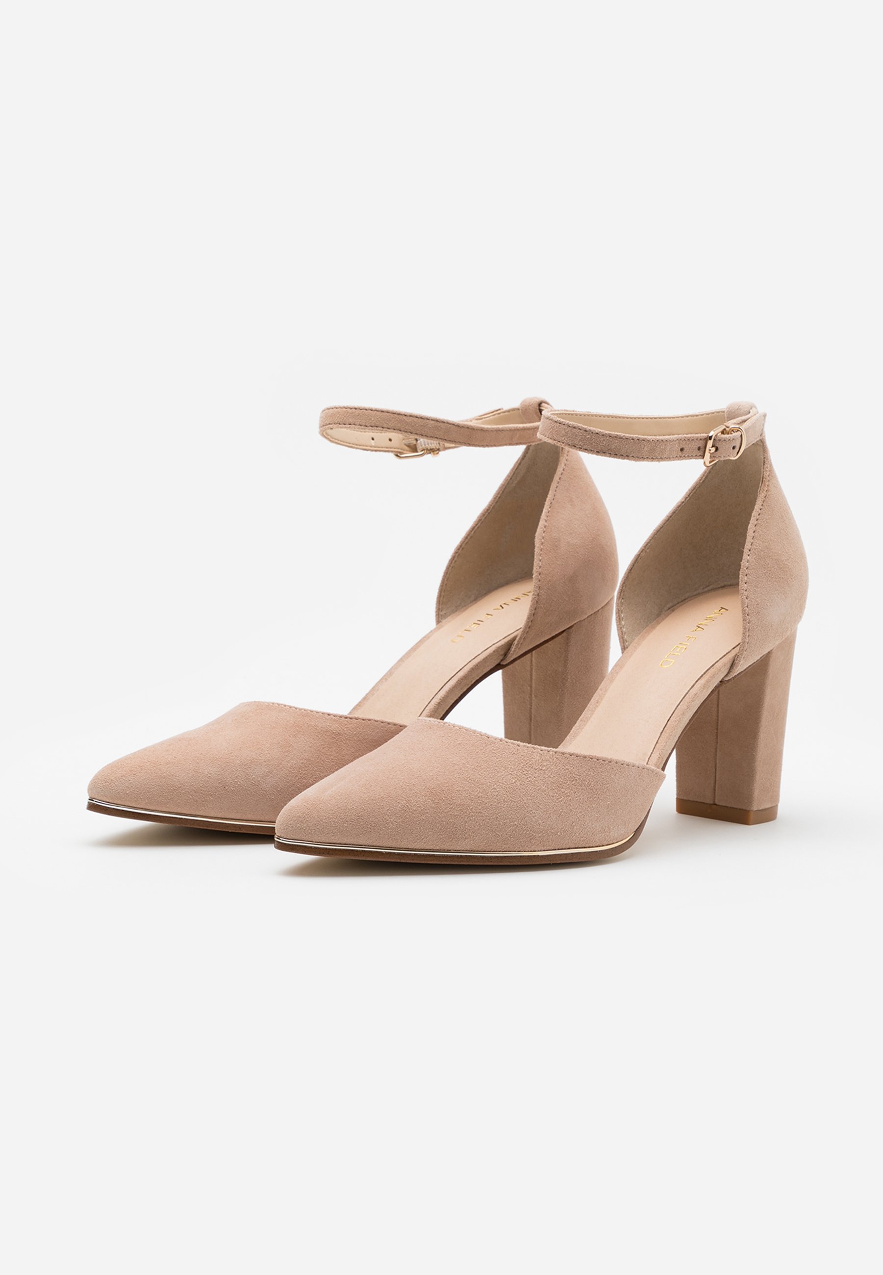Anna Field LEATHER - Klassieke pumps - beige/beige - Zalando.nl