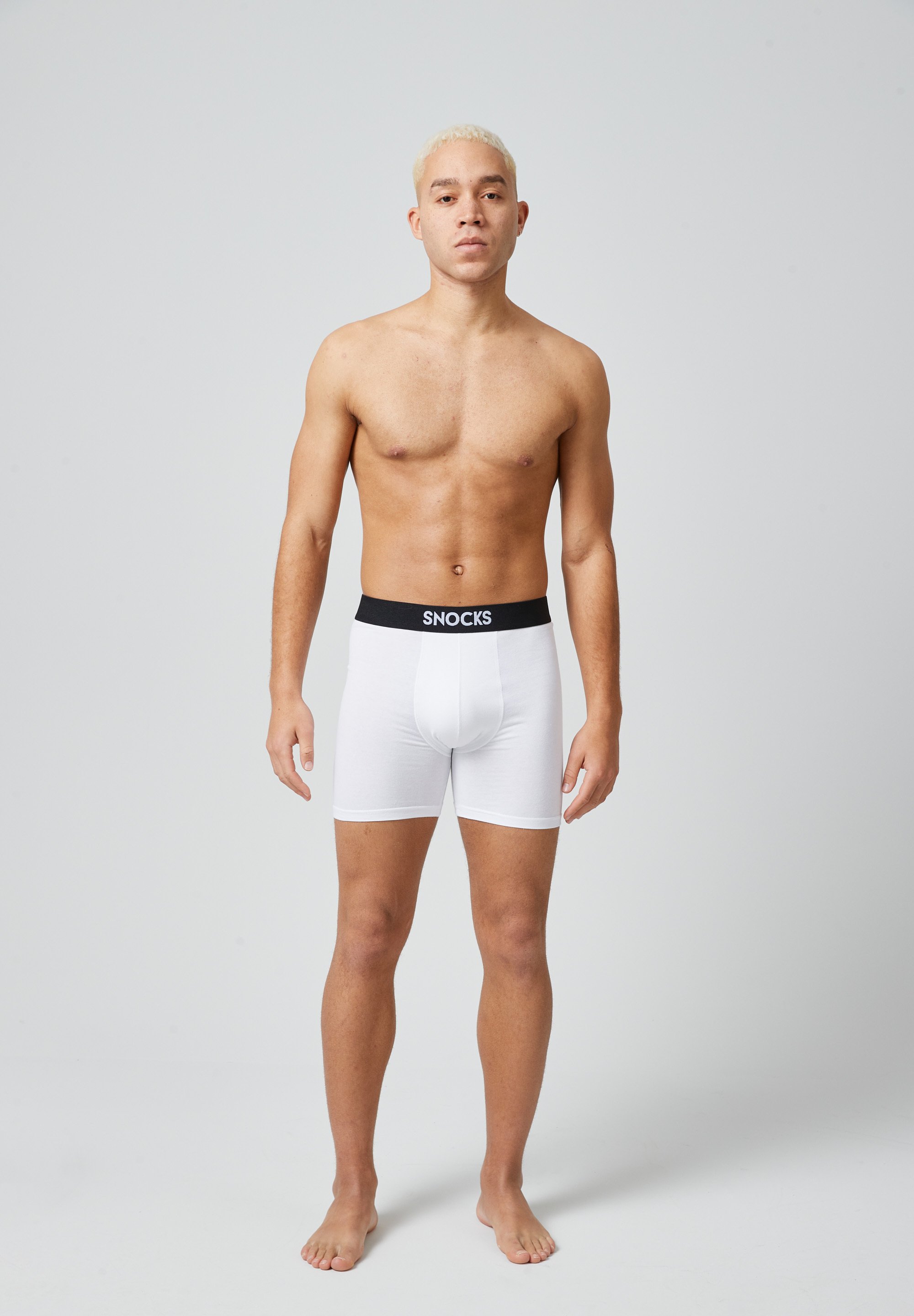 Chaffree Herren Boxershorts 'Arctic' – Leg-Long (17,8 Cm), Größe L/XL, Aus Coolmax, Nahtlos & Atmungsaktiv