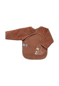 Sterntaler SLEEVE BIB EDDA - Bavaglino - bräunlich