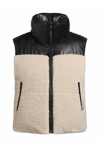 khujo JAMILA - Liivi - schwarz beige