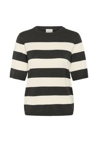 LIZZA STRIPED - Print T-shirt - dgm turtledove wide stripe