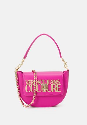 LOGO LOCK CROSSBODY - Skulderveske - fuxia