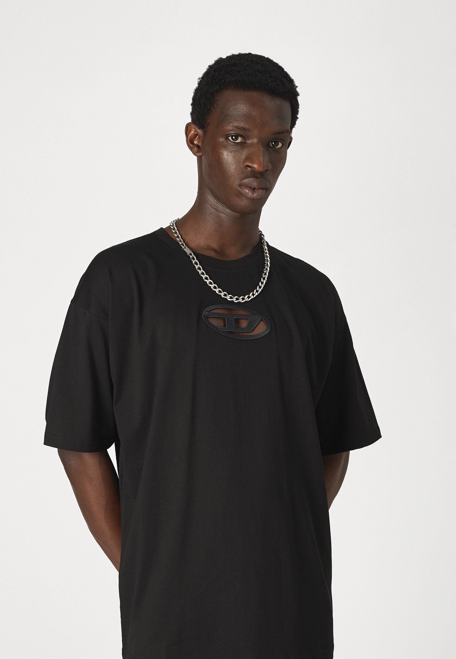 関税込【DIESEL】Boxt Back short sleeve T-shirt/Black/ロゴ Diesel BOX UNISEX - Print T-shirt - black - Zalando.co.uk