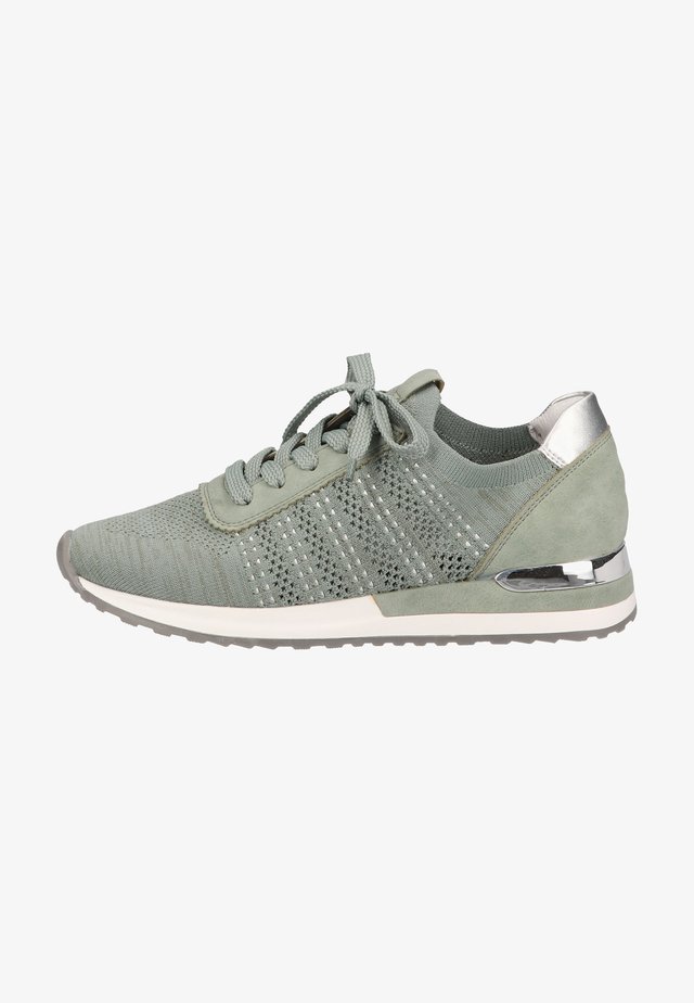 Sneakers laag - mint peppermint silver