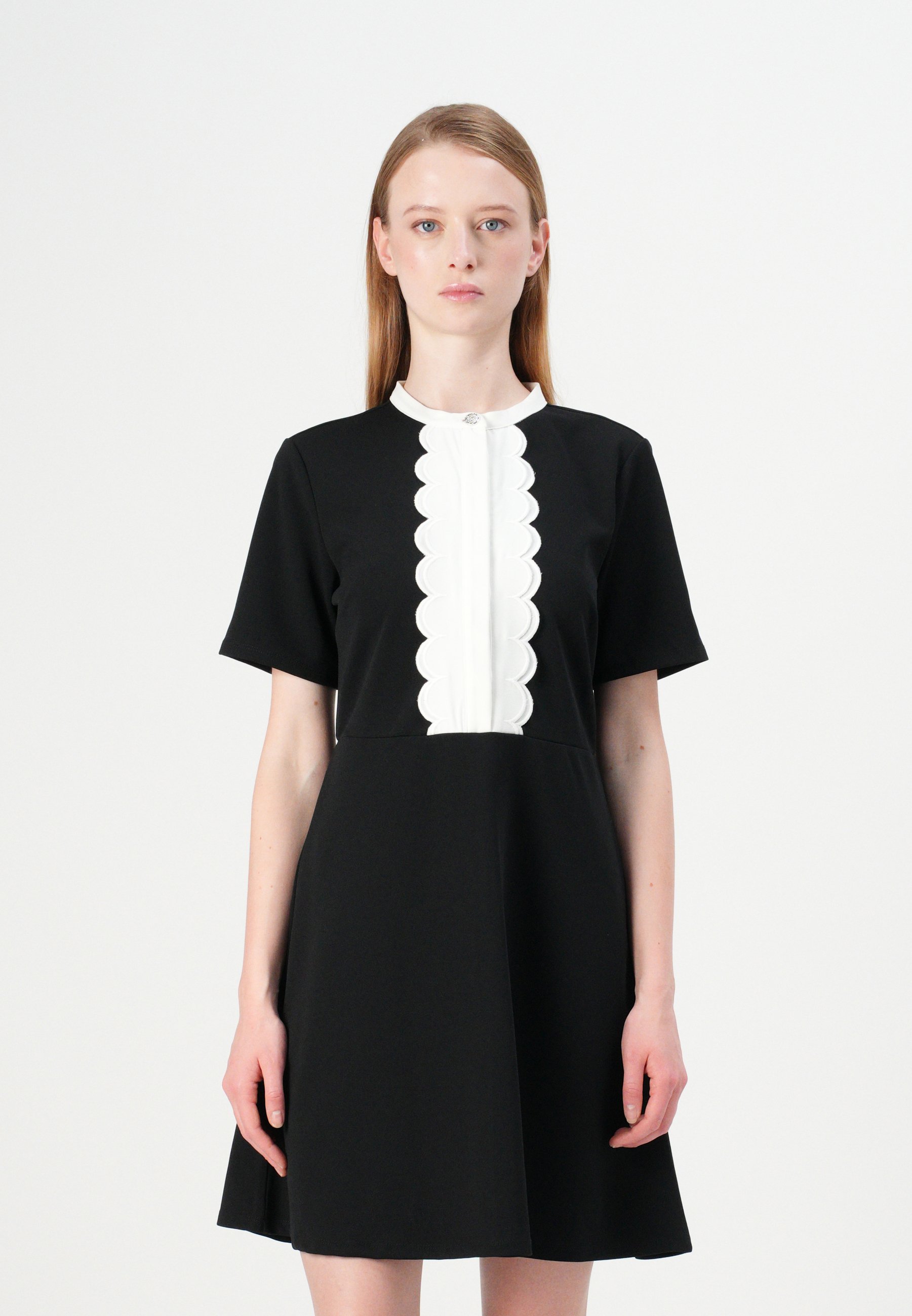 princess polly baby blue dress Black and White Dresses main image 0