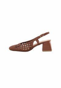 Love & Roses - REGULAR FIT -  BLOCK  - Classic heels - tan Thumbnail Image 1