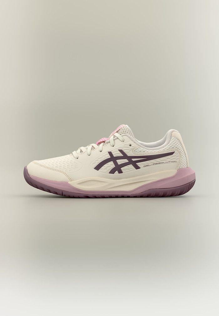ASICS GEL RESOLUTION X UNISEX - Multicourt tennis shoes - soft oat/dark aubergine