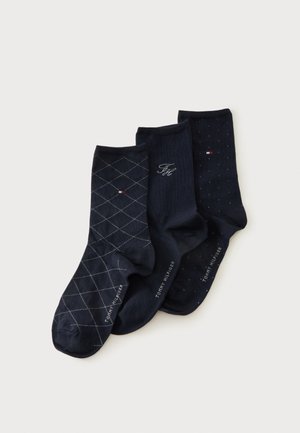 Tommy Hilfiger, GIFTBOX MONOGRAM 3 PACK - Chaussettes - dark blue