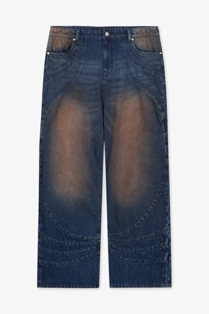 FAVELA CUTLINE UNISEX - Traperice opuštenog kroja - dark blue