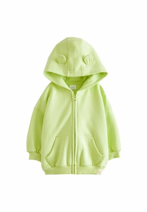 Next SOFT TOUCH - Sweat zippé - lime green