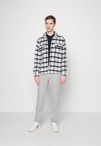 Casual Friday JUKES CHECKED SHACKET - Overgangsjakke - navy blazer