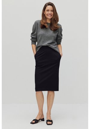 PETRA - Pencil skirt - black