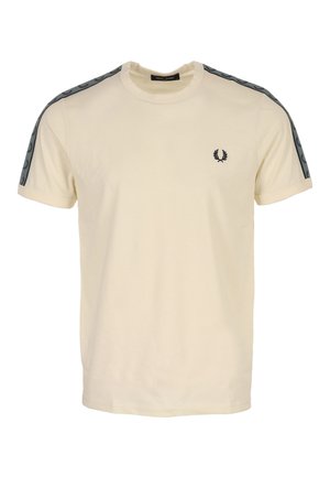 CONTRAST TAPE RINGER - T-shirt basic - ecru navy