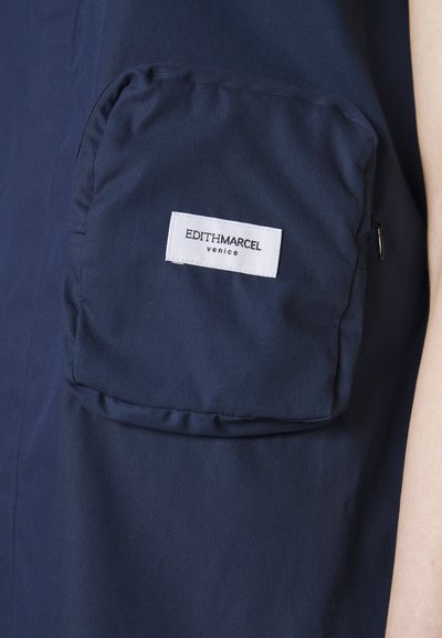 EDITHMARCEL SLEEVELES CHAMISIER - Robe chemise - blue