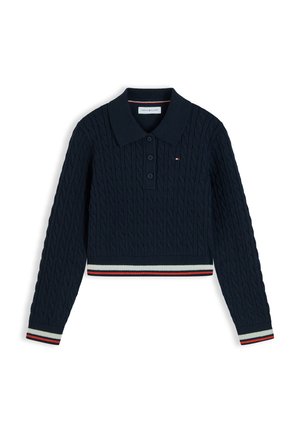 Tommy Hilfiger, CABLE - Πόλο - dark blue