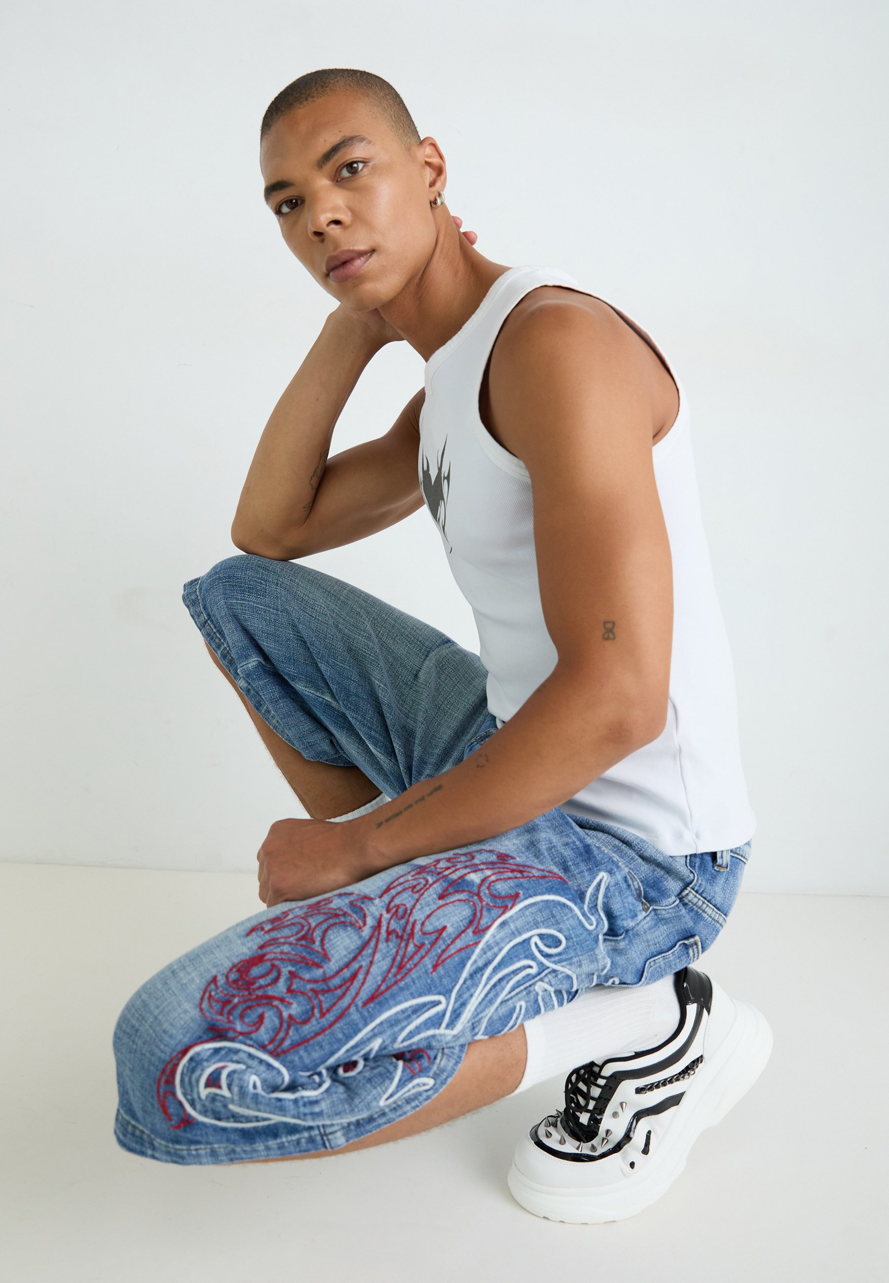 パンツ Jaded London Tattoo Denim Shorts W36 Jaded London Tattoo Denim Shorts W36 【公式通販】