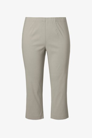 Ulla Popken, GROSSE 7/8 BENGALIN BENGALIN GERADER SCHNITT KNÖCHELLANG - Broek - gray