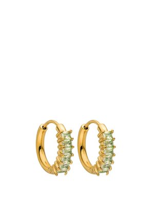 PURELEI, PURELEI OHRRINGE GREEN LOVE - Ohrringe - gold-coloured