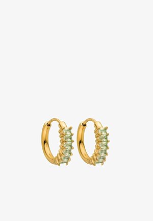 PURELEI, PURELEI OHRRINGE GREEN LOVE - Ohrringe - gold-coloured