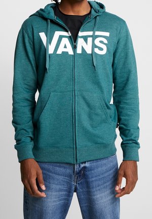 Zip-up sweatshirt - dark green