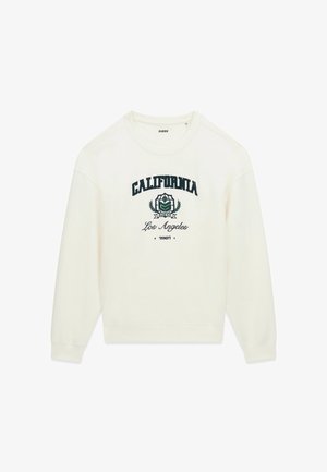 Guess, BESTICKTES LOGO-SWEATSHIRT - Sudadera - weiß
