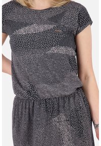 Lyxana Camisa Casual Sencilla De Mujer Con Cuello Alto, Manga