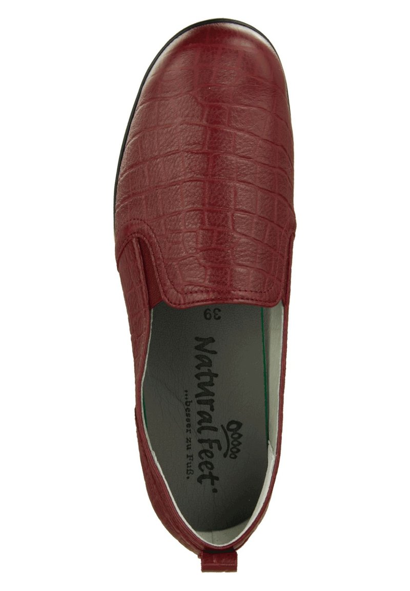 Damen Halbschuhe | Natural Feet Slipper rot/dunkelrot - XS79273 Damen Halbschuhe | Natural Feet Slipper rot/dunkelrot - XS79273