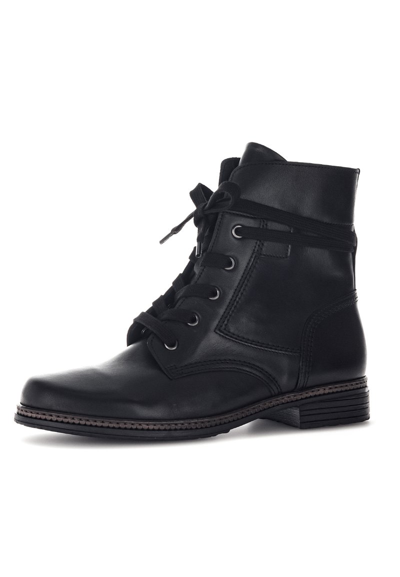 Gabor Botines con cordones - schwarz ra cogn