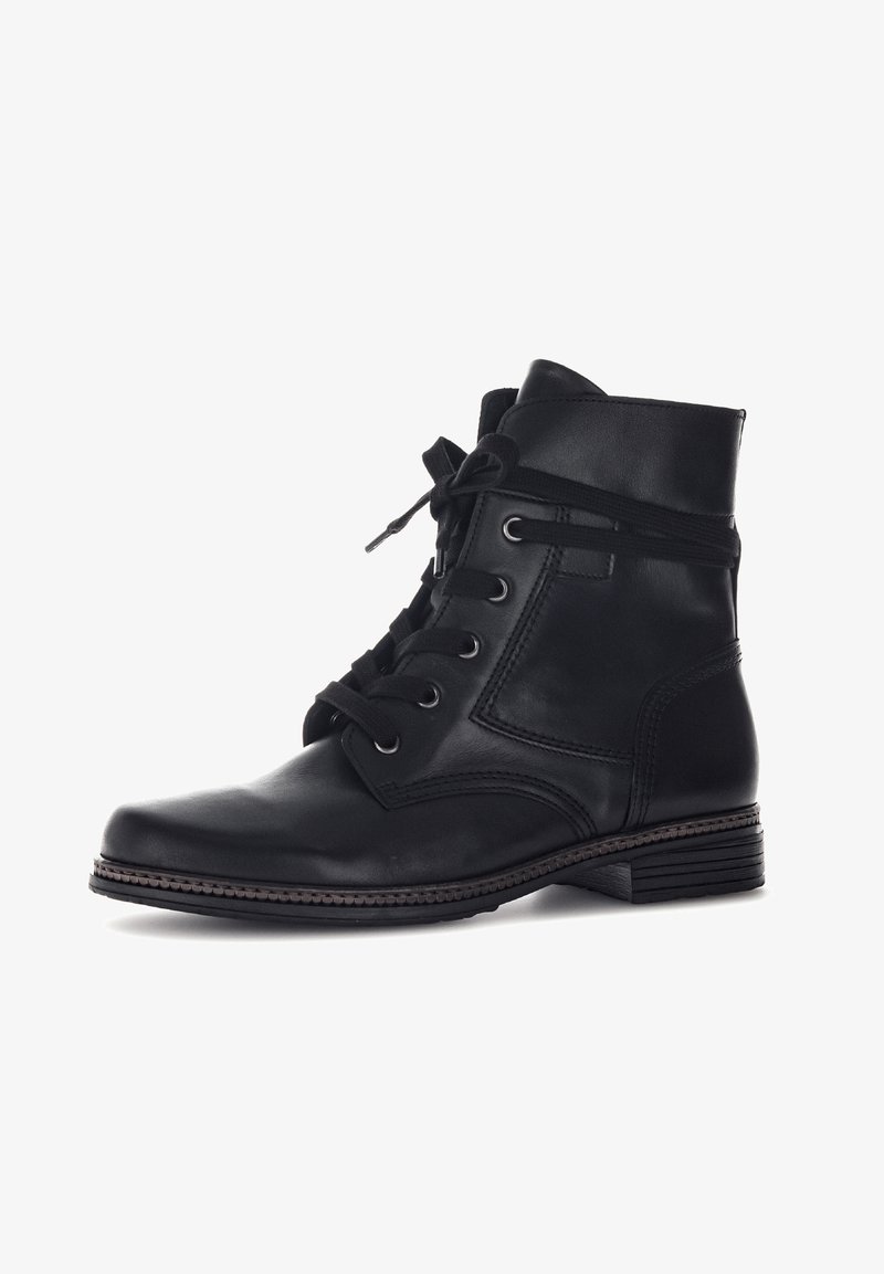Gabor Botines con cordones - schwarz ra cogn