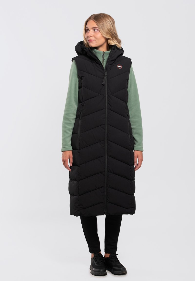 icepeak weste damen lang