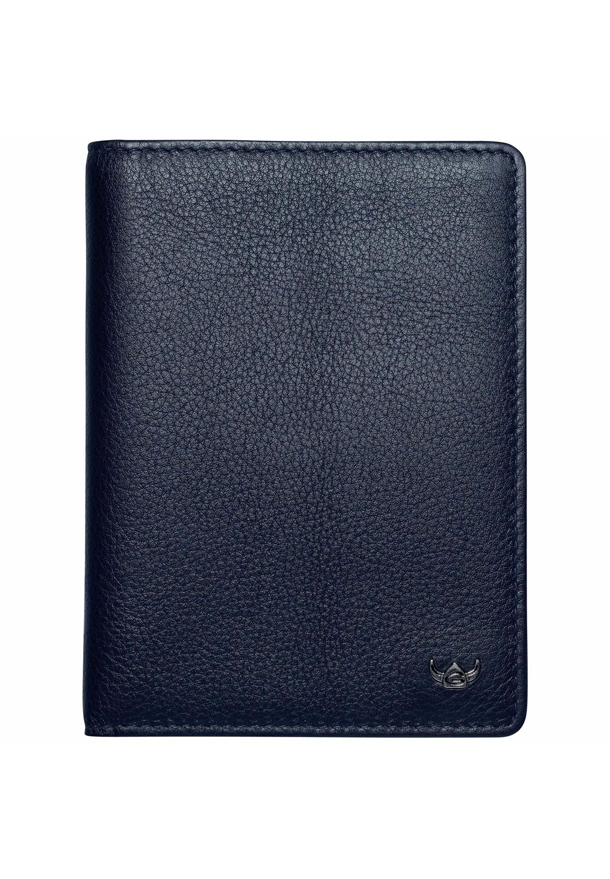 Minimalistische Geldbörse Aus Stoff – Zweifach Faltbar, RFID-Schutz, 11,4x8,9 Cm, Blau