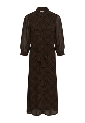 Part Two, CATHIEPW DRESS - Robe longue - brown check print