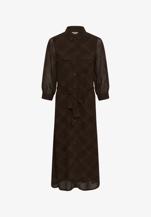 Part Two, CATHIEPW DRESS - Robe longue - brown check print